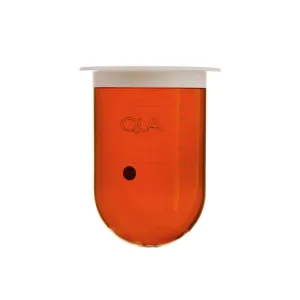 1000mL Amber Glass Vessel with Plastic Rim