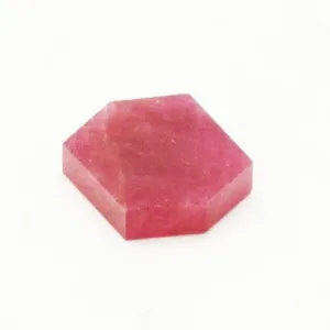 10x8mm Ruby Hex Slice