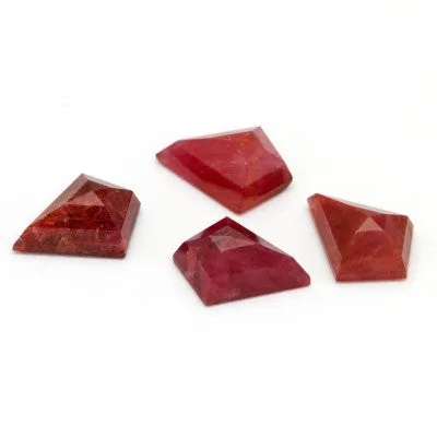 12x9mm Liberian Ruby Rose Cut Kites