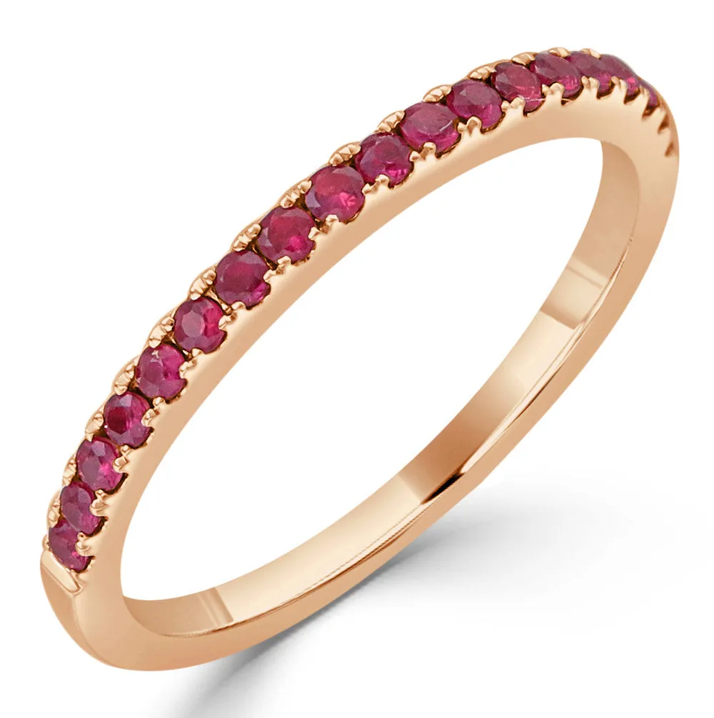 14k Gold & Ruby Ring - 0.26ct