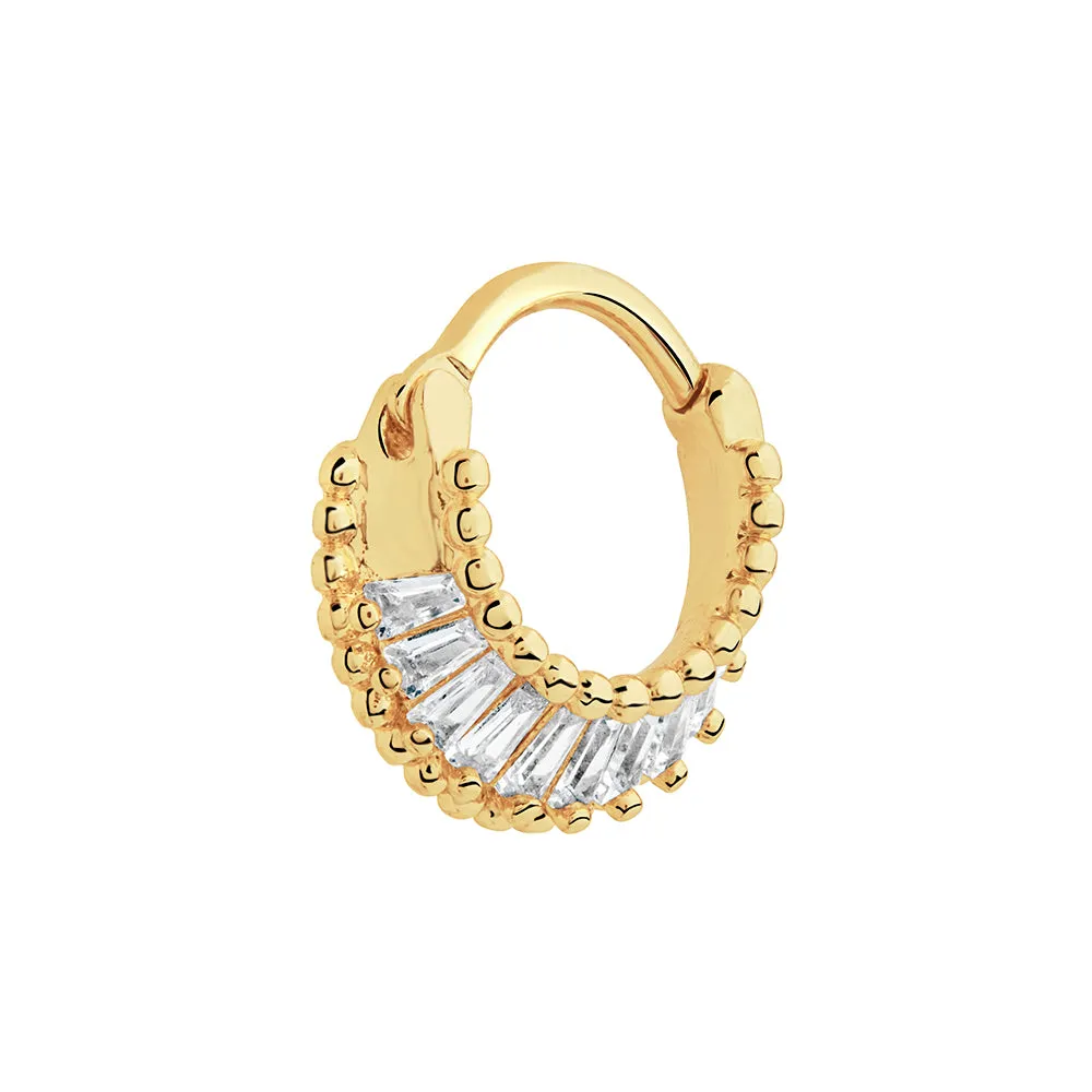 16g PVD Gold Anastasia’s Tiara Septum Clicker