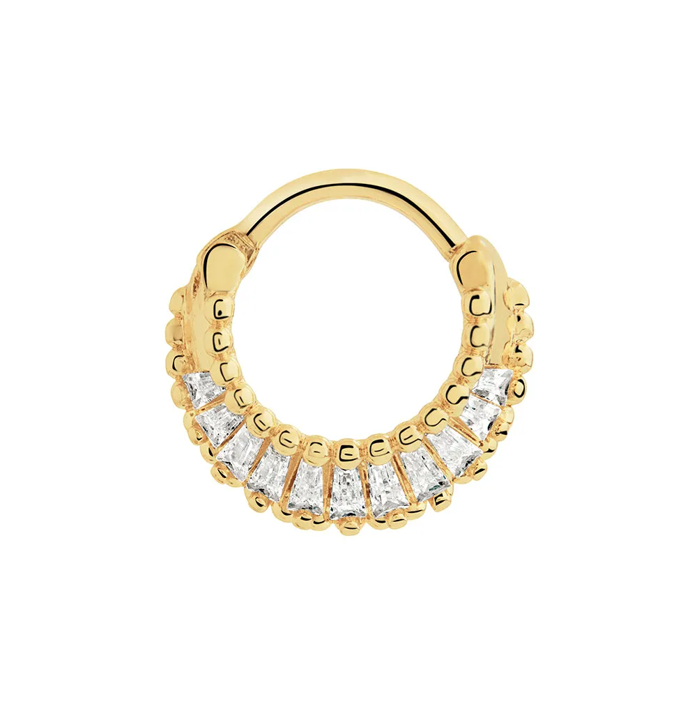 16g PVD Gold Anastasia’s Tiara Septum Clicker