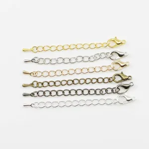 20 Necklace Extenders, Extra chain for Adjustable Necklace, Bracelet, Anklet, Extra length, Chain Lengthener, Chain Extender, Jewelry Making