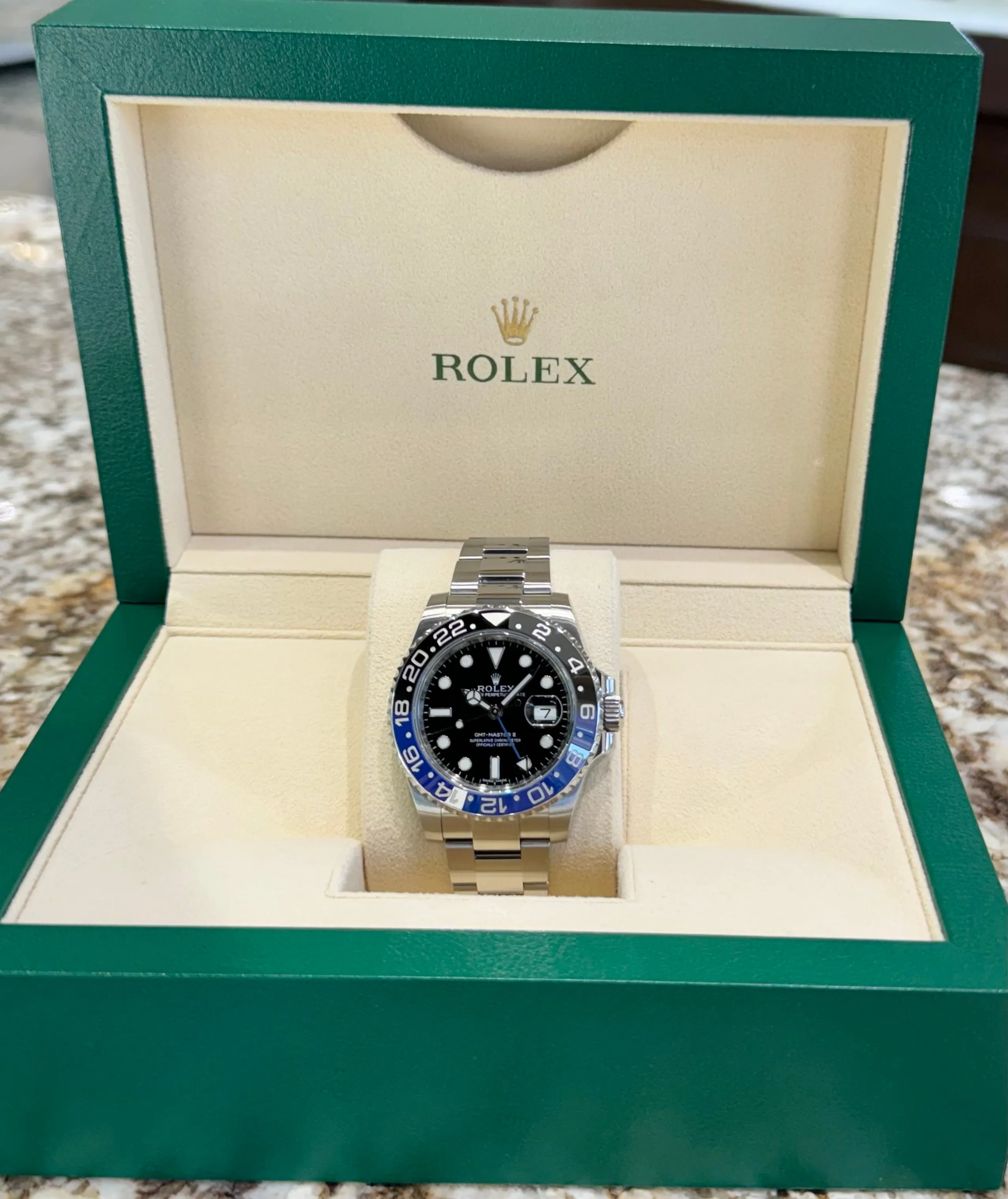 2021 Rolex GMT-Master II Batman 126710BLNR