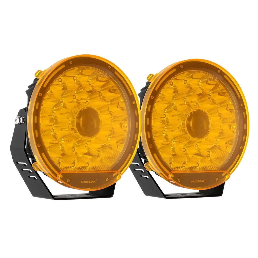 (2pcs/set) 7 Inch/ 9 Inch Round LED Driving Light Amber Cover Light Shield Cover