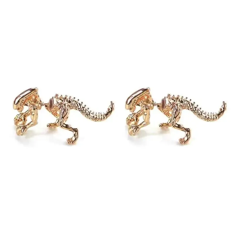 3D Cool Alien Stud Earrings