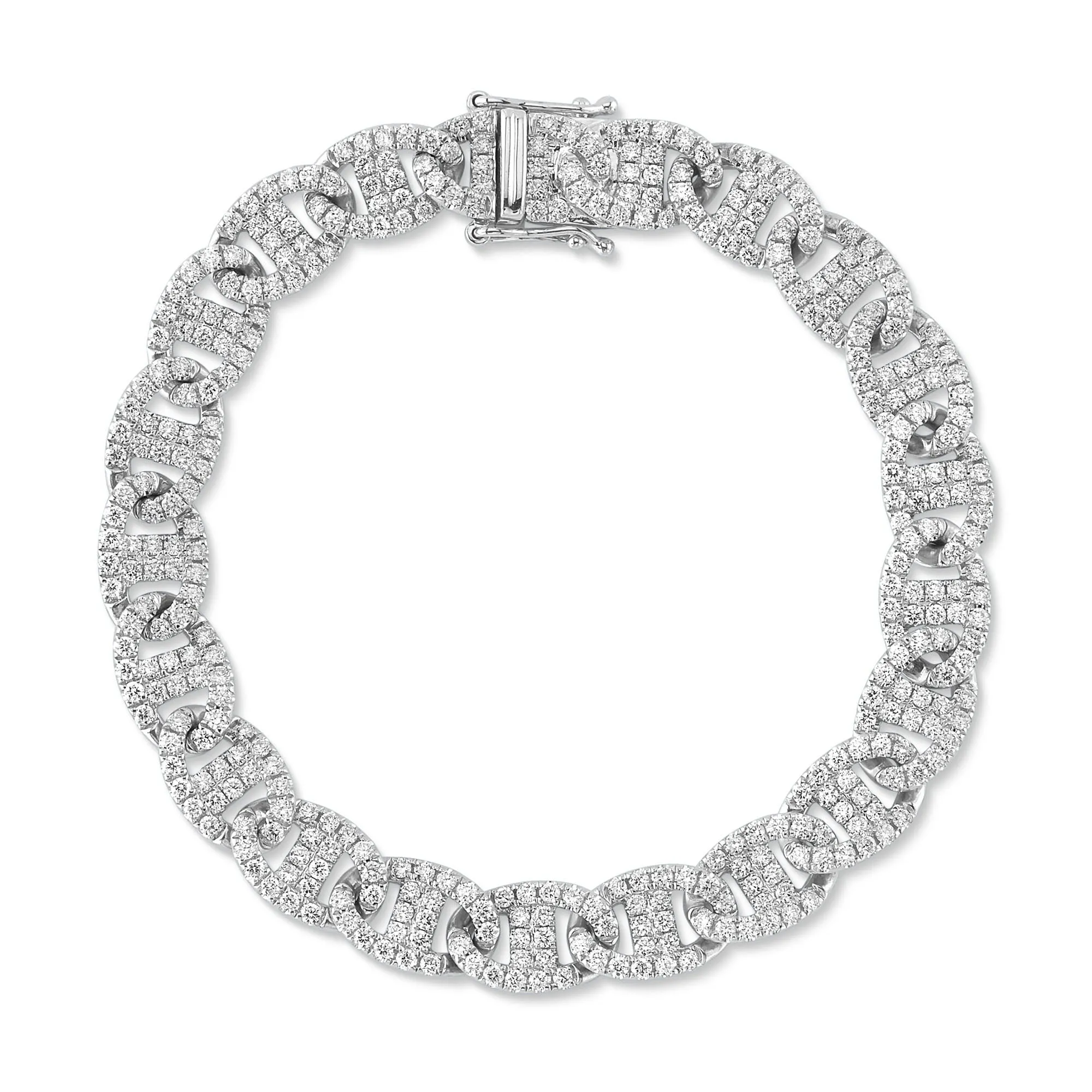 4.05CT DIAMOND LINK BRACELET