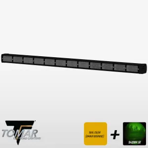 60" TRX Series Dual-Color Infrared LED Light Bar (White, IR, & Amber)