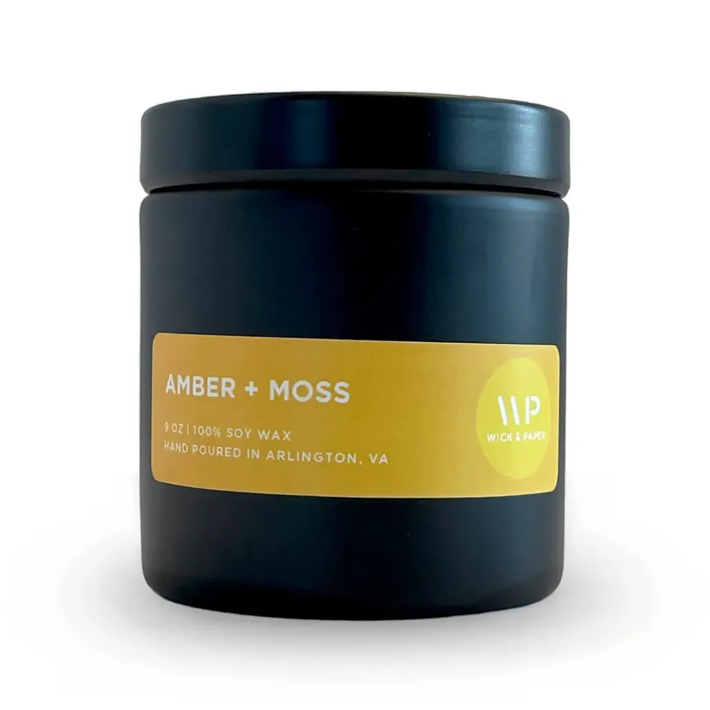 Amber And Moss Candle - 9oz