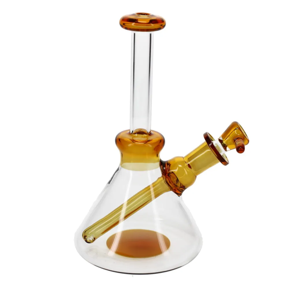 Amber Mini Beaker Waterpipe SALE