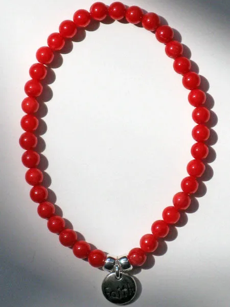 Baka Designs Inspiration Collection Red Coral Girls Bracelet