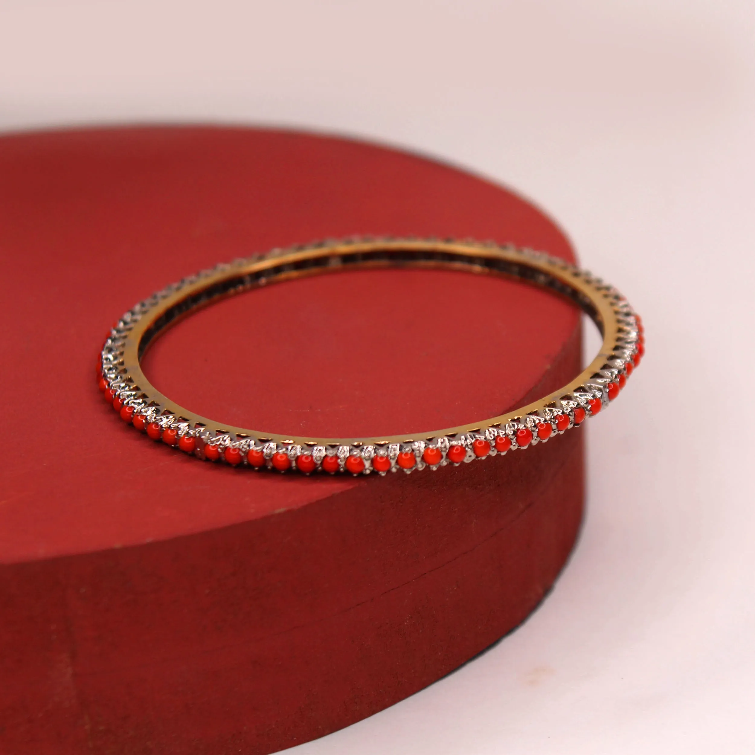 Bangle in orange Color