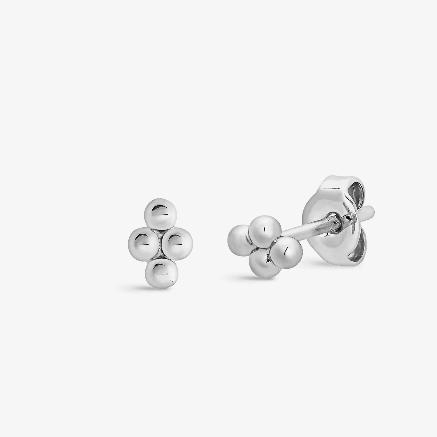 Bubble Quad Stud Earrings