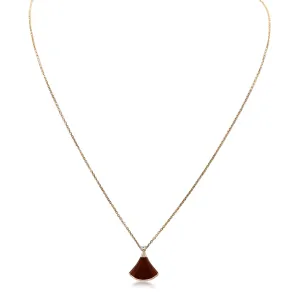 Bvlgari Carnelian Divas’ Dream Pendant Necklace - 18ct Rose Gold