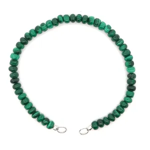 Claspless Large Malachite Bracelet