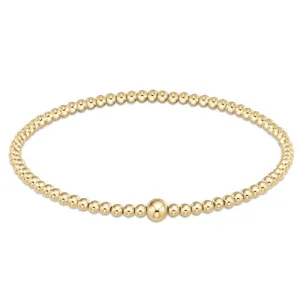 CLASSIC GOLD BEAD BANGLE-BBANCLG3 : 3MM