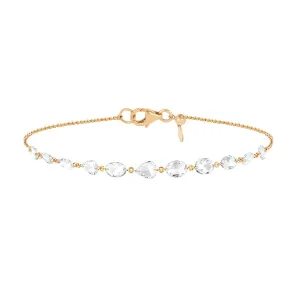 Eau de Rose Cut Multi Shape Diamond Bracelet | Ready to Ship