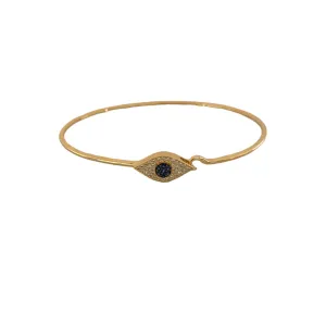 Evil Eye Wire Hook Bracelet