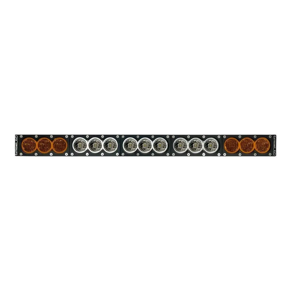 Extreme LED - 32" X6 Amber/White 180W Combo Beam LED Light Bar & Harness Kit