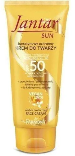 FARMONA JANTAR SUN Amber protective face cream SPF50 50ml