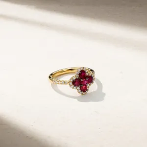 Felicity Ruby and Diamond Ring