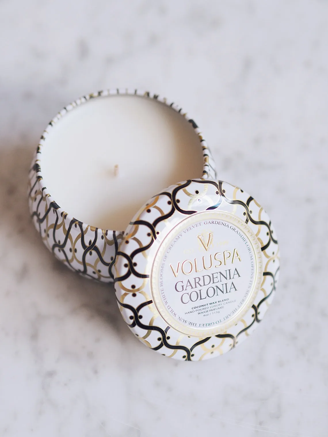 Gardenia Colonia Mini Tin Candle