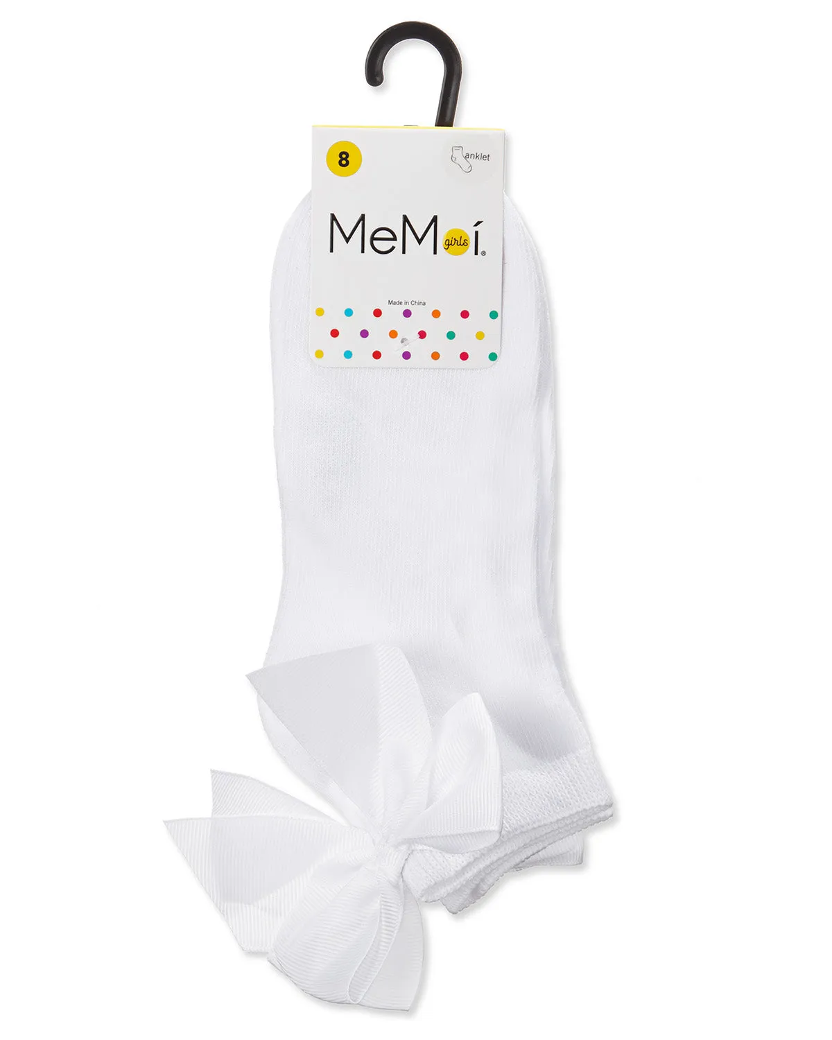 Girls' Bow Back Anklet Socks