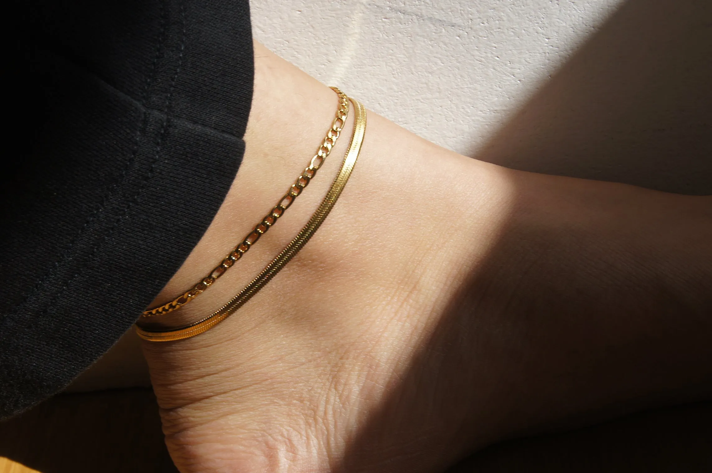 Gold Figaro Anklet