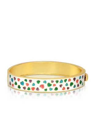 Hearts Pattern Bangle