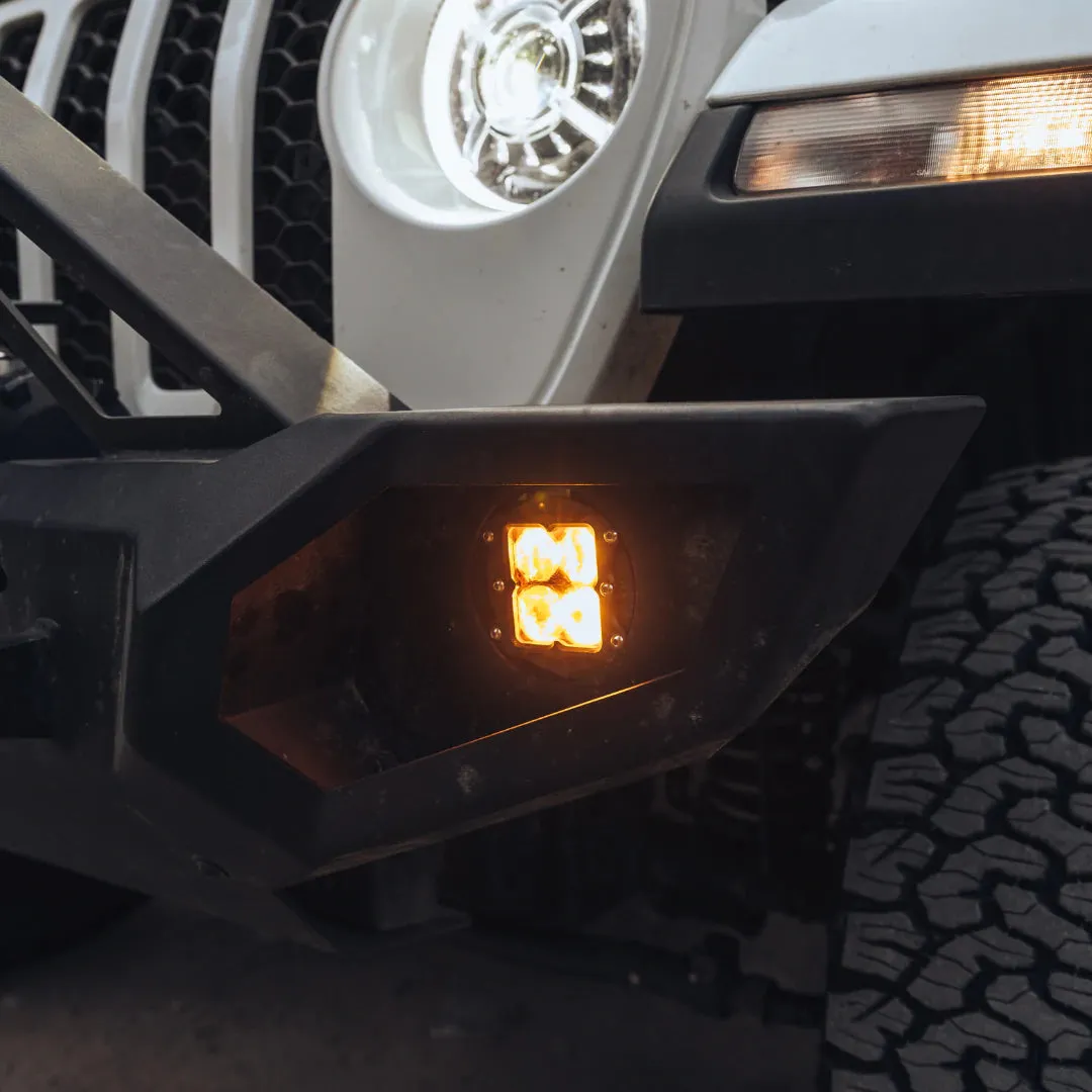 Heretic Fog Light Kit Amber Lens For Jeep JL/JT Sport/Sport S/Islander