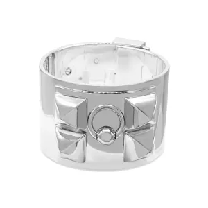 Hermes Collier De Chien Bangle - Sterling Silver