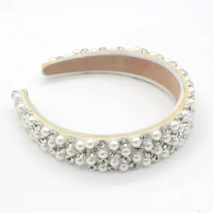 Hollie Crystal & Pearl Statement Headband