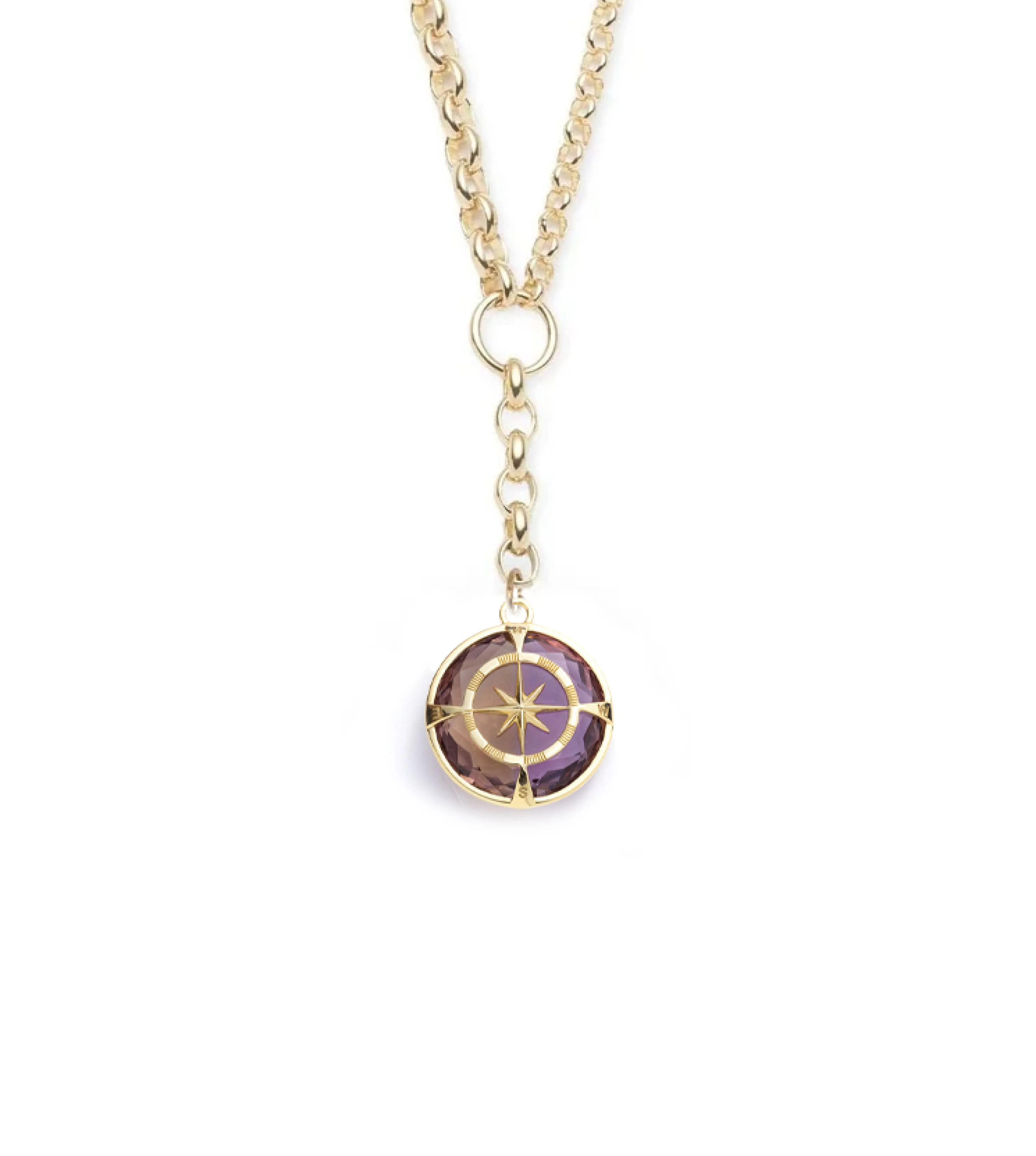 Internal Compass : Ametrine Heavy Mixed Belcher Necklace