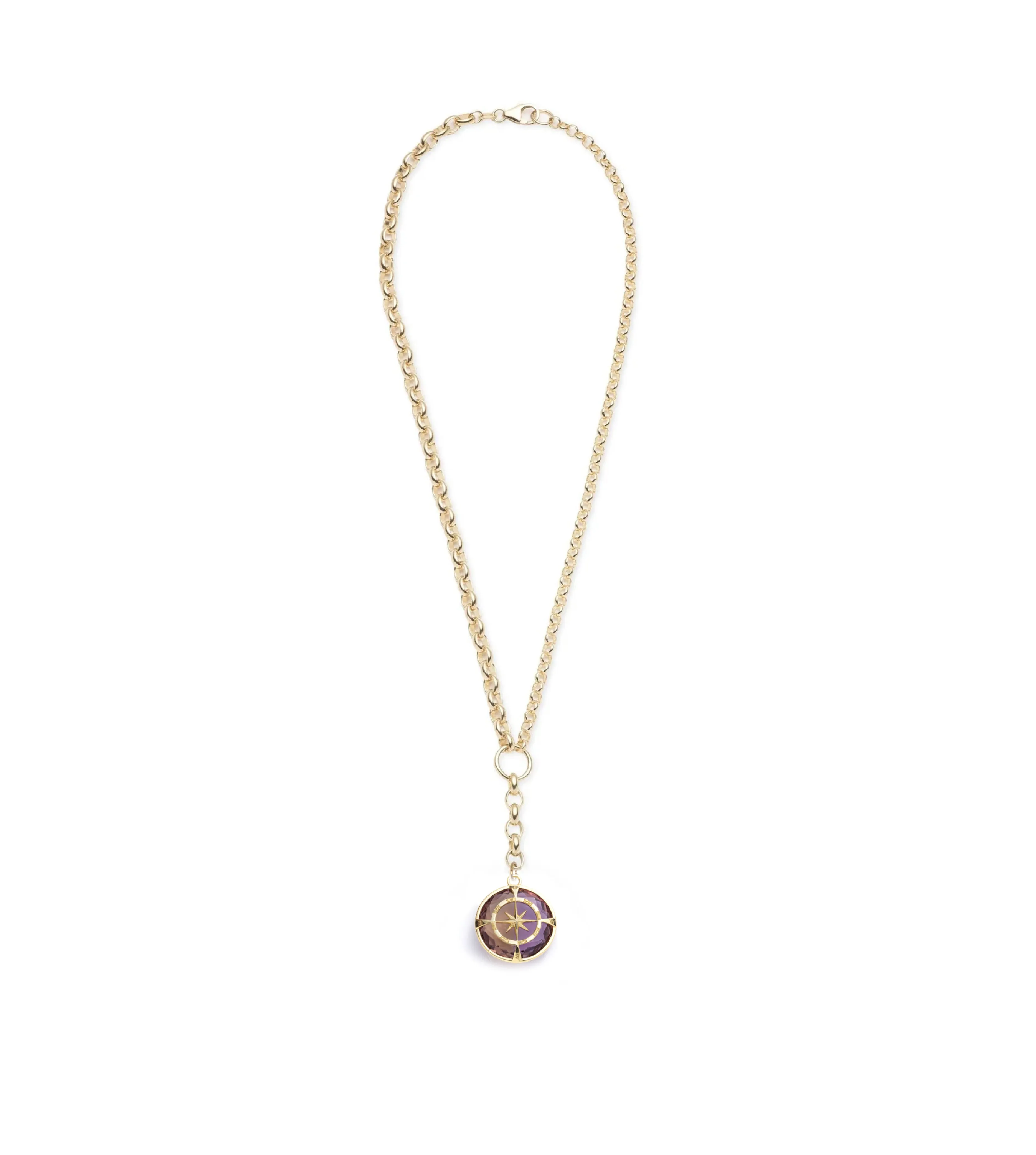 Internal Compass : Ametrine Heavy Mixed Belcher Necklace