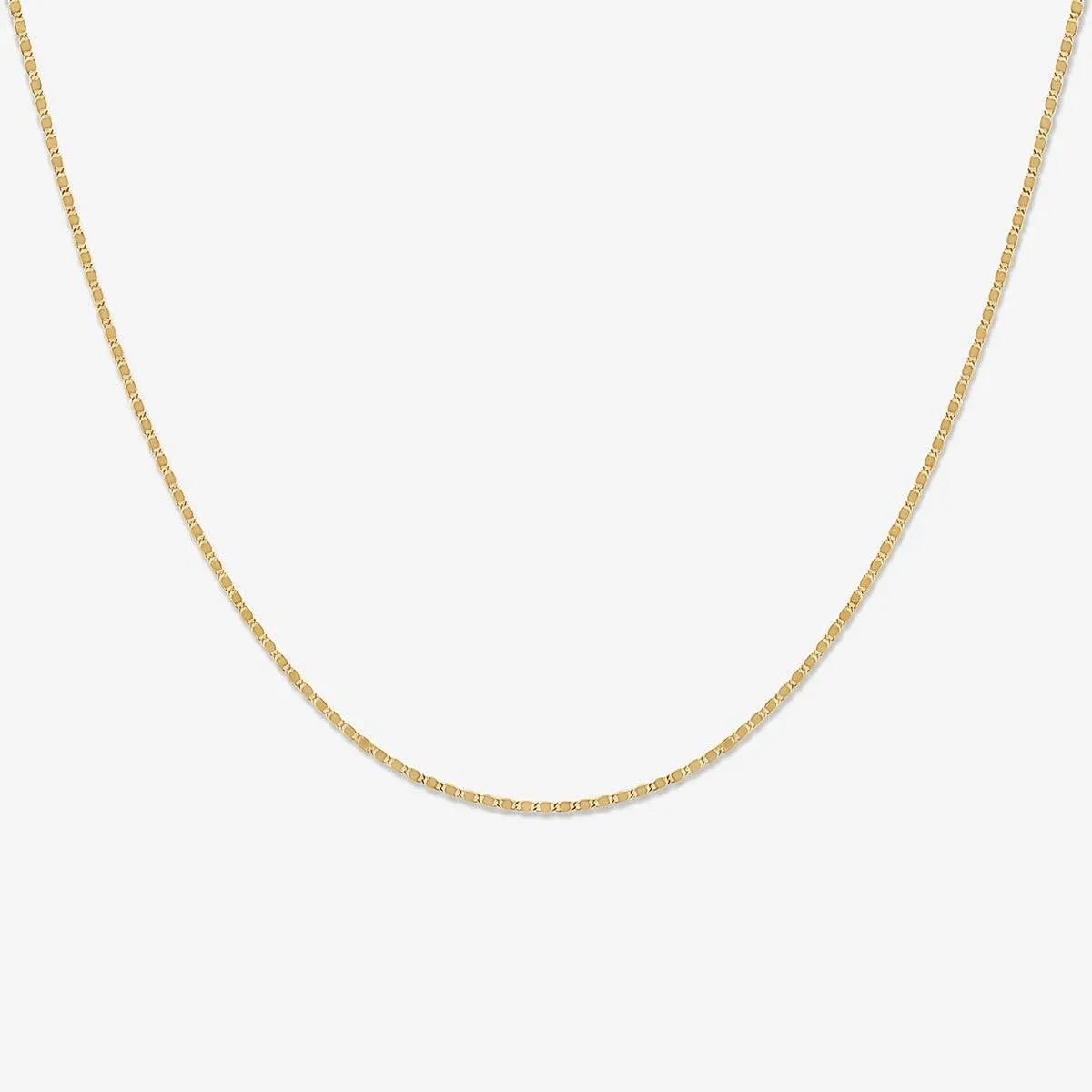 Izzy flat link chain necklace