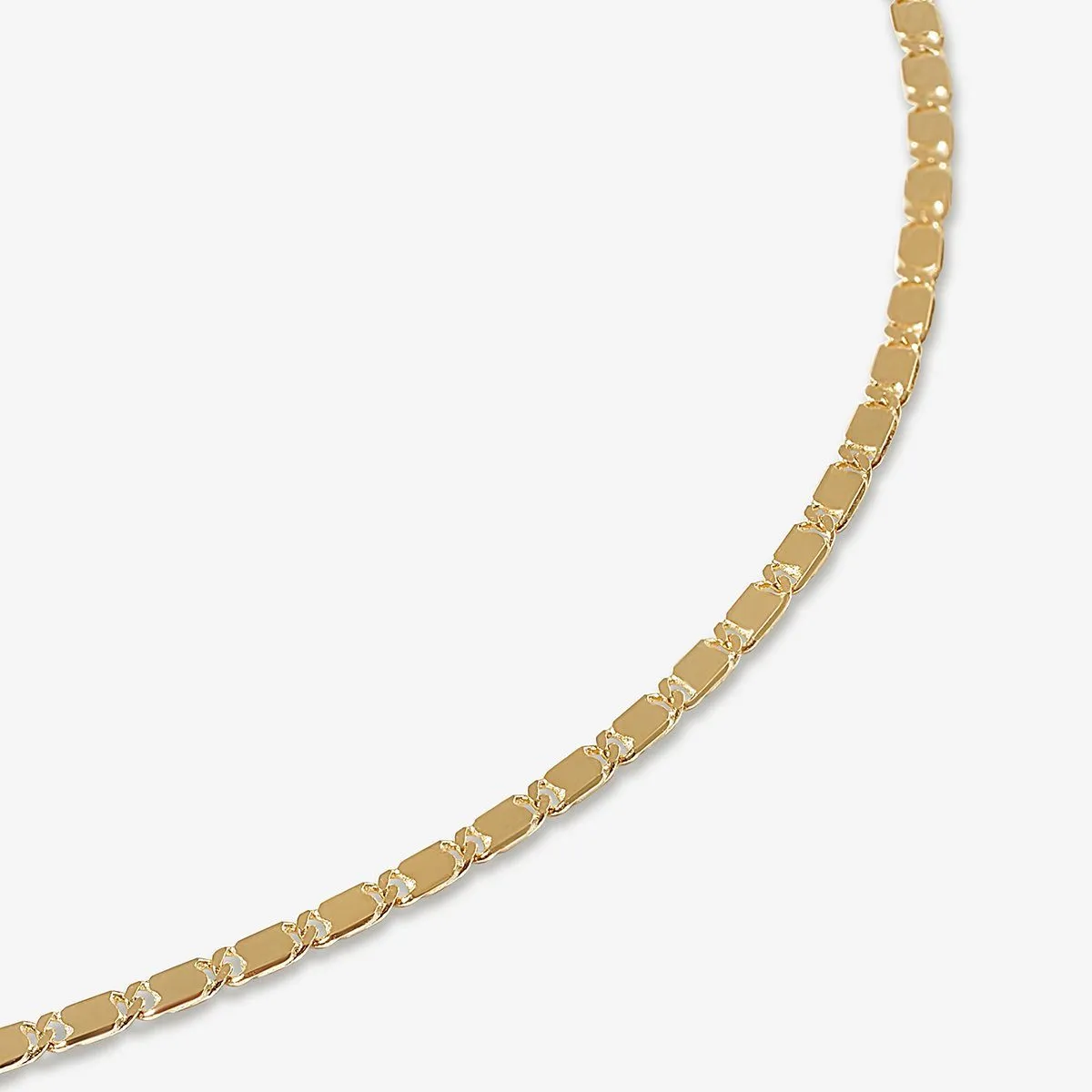 Izzy flat link chain necklace