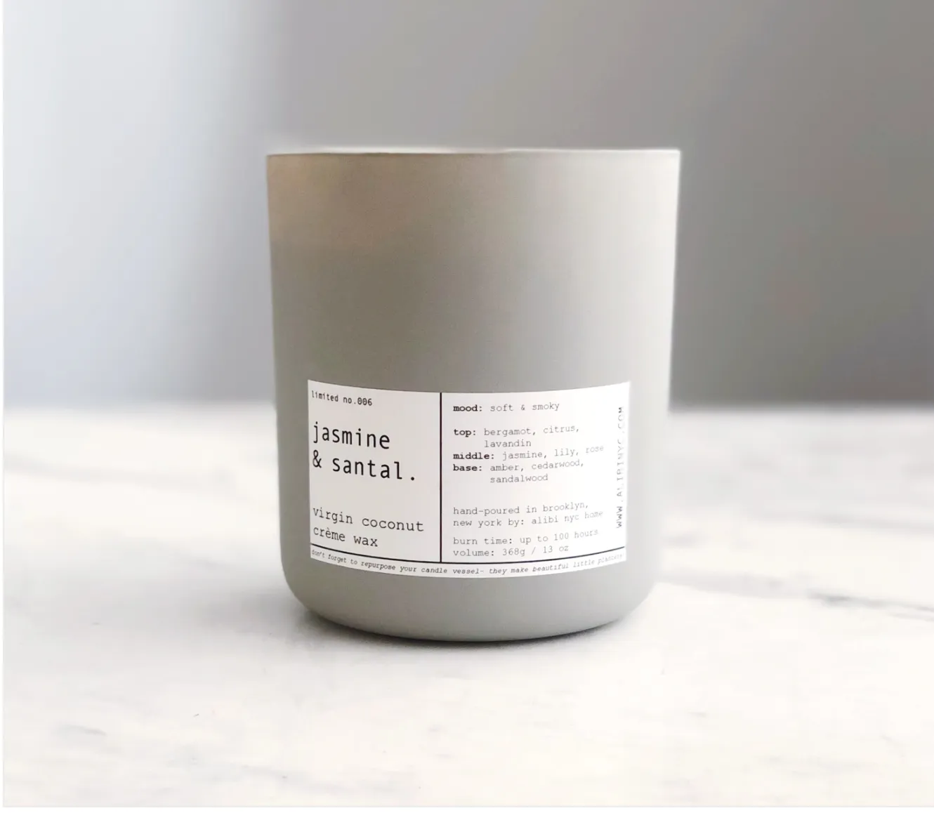 Jasmine and Santal Candle