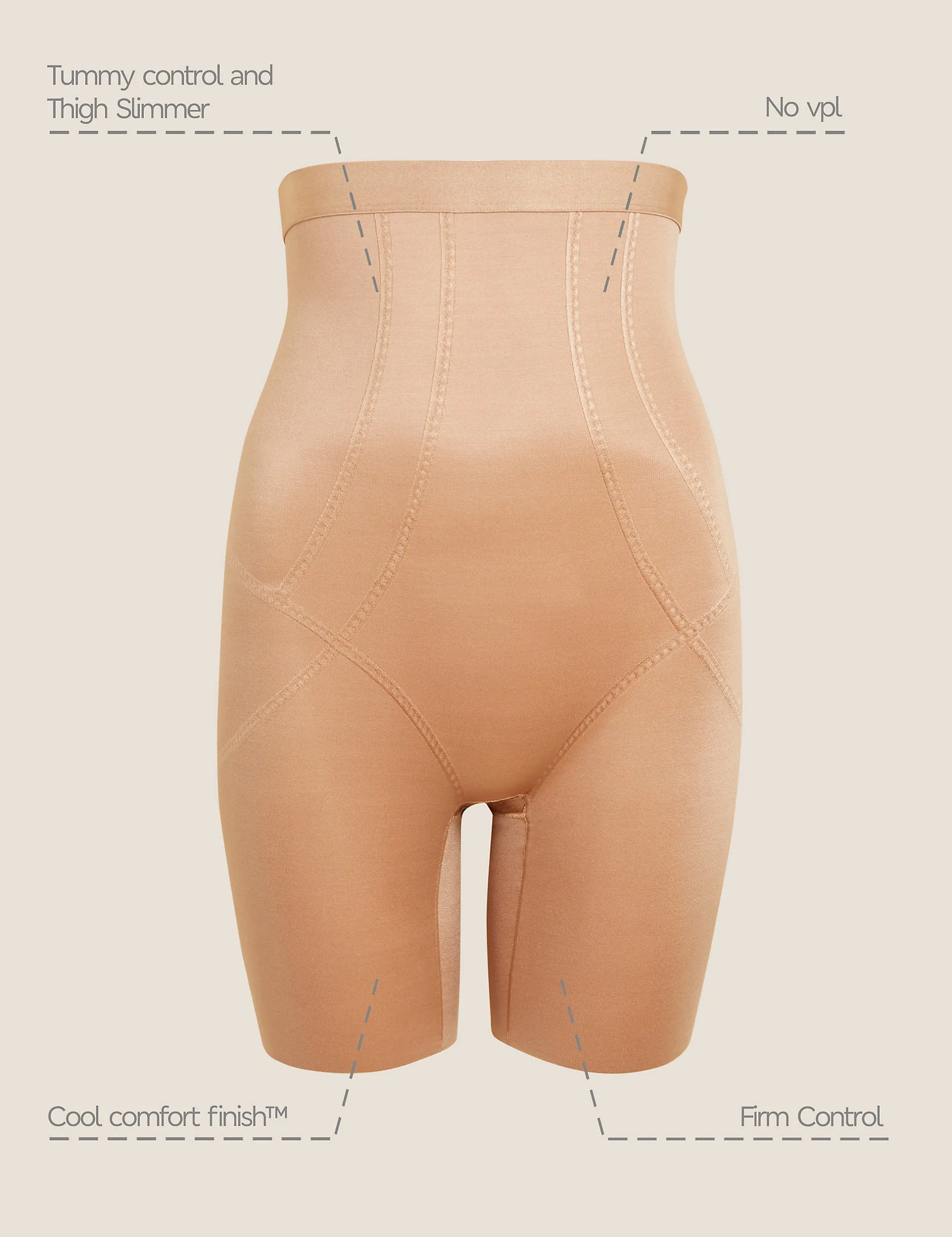 Magicwear Tightens the waist and slims the hips Marks & Spencer, deep amber