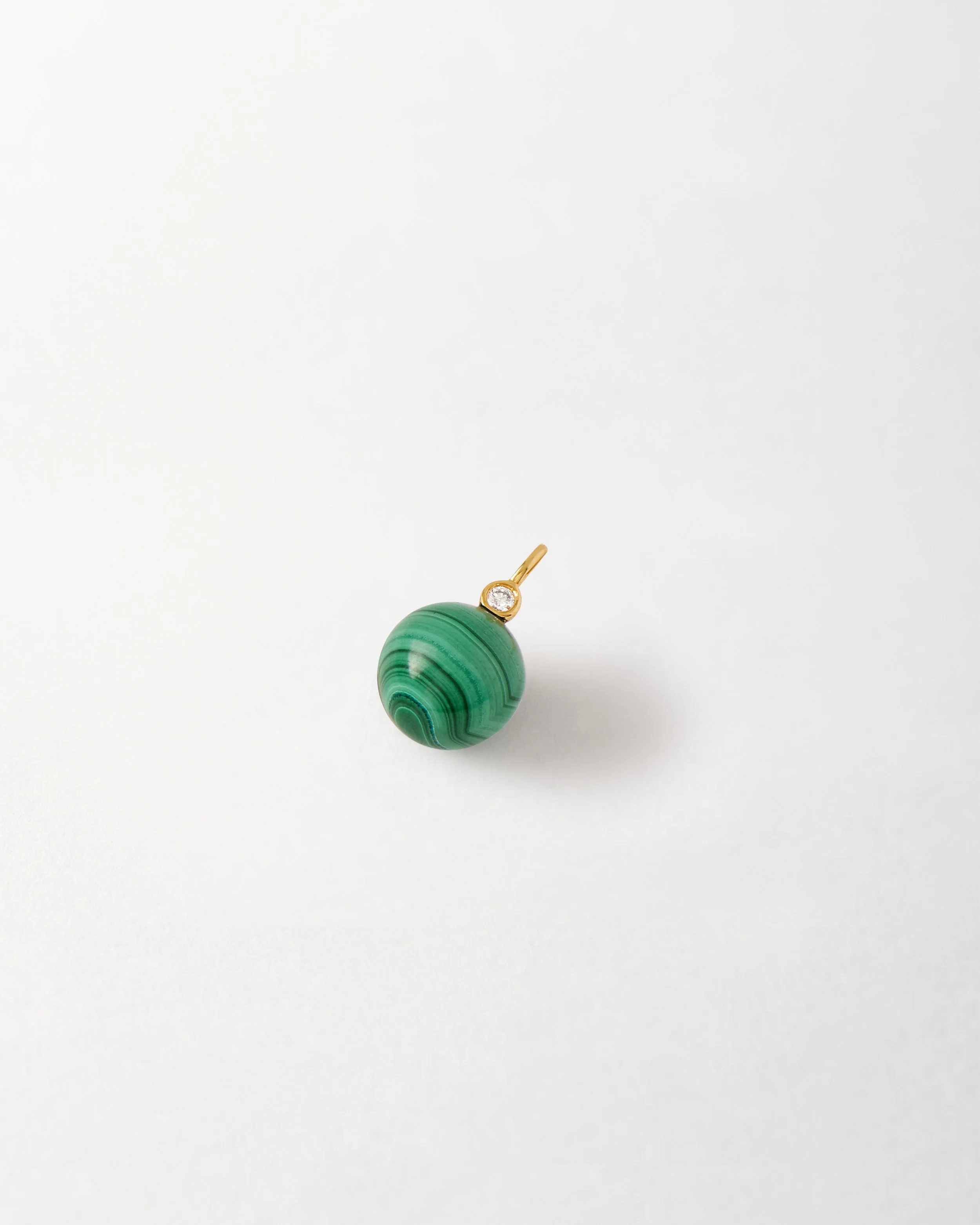 Malachite Diamond Pendant