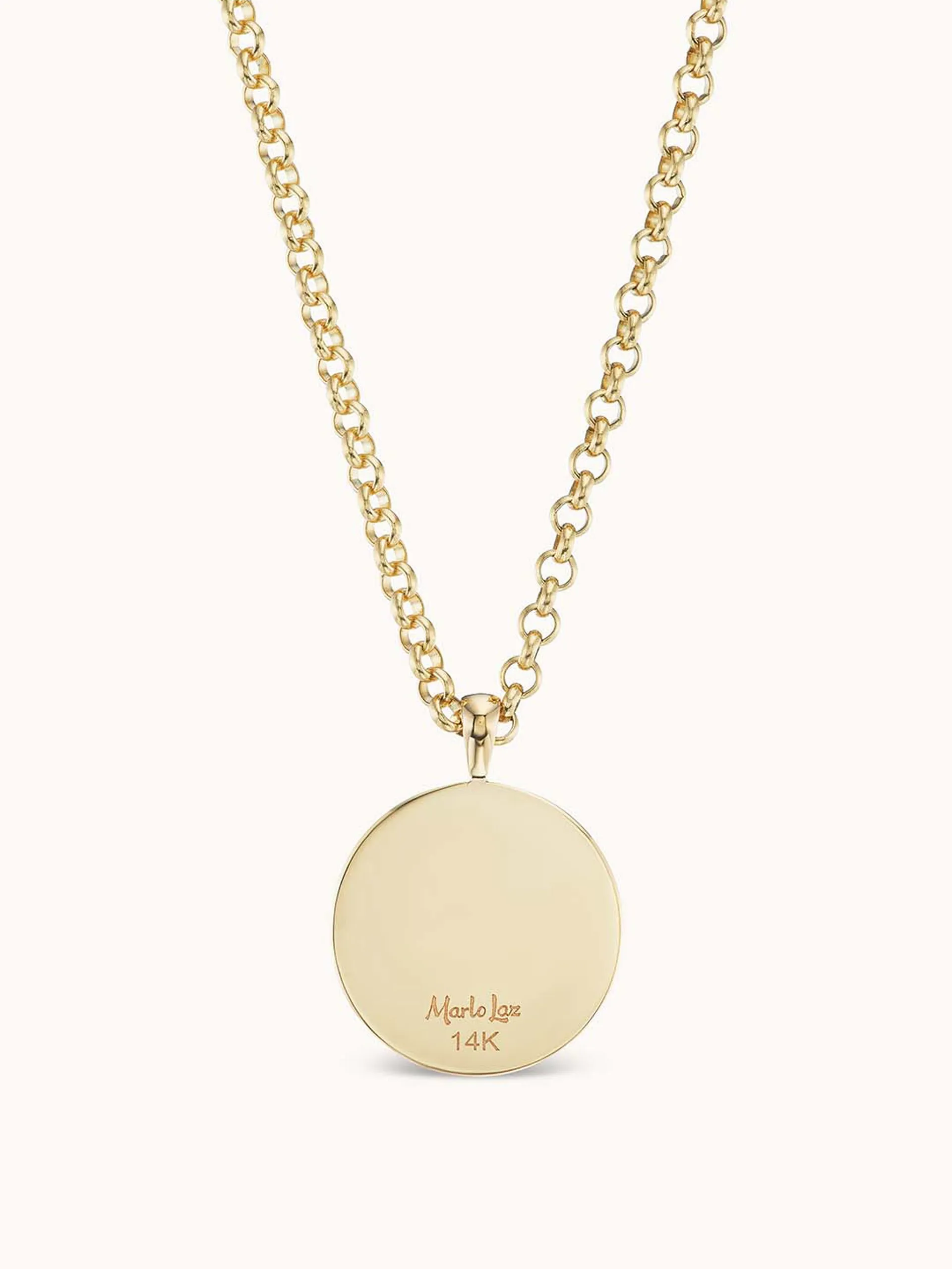 Medium En Route necklace in white diamond