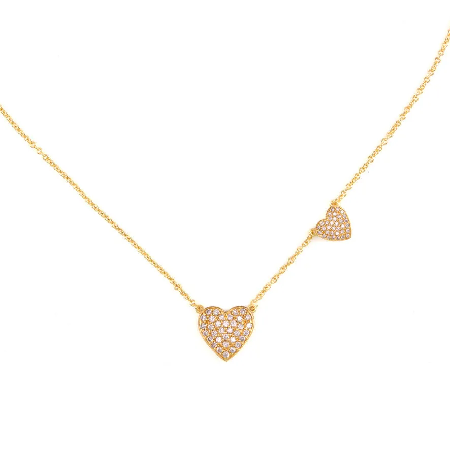 Necklace - Amore Mio Double Heart