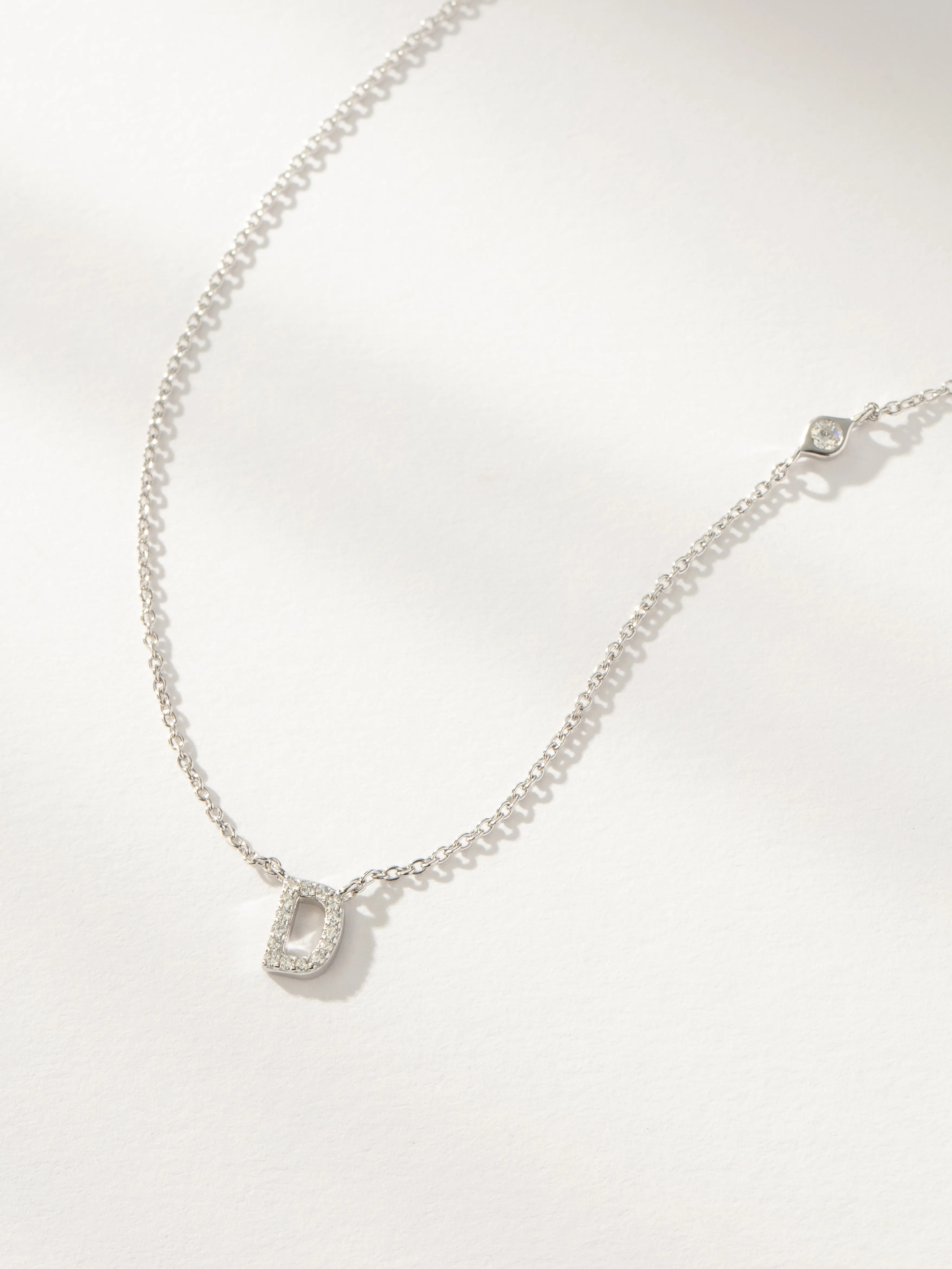 Pavé Initial Necklace