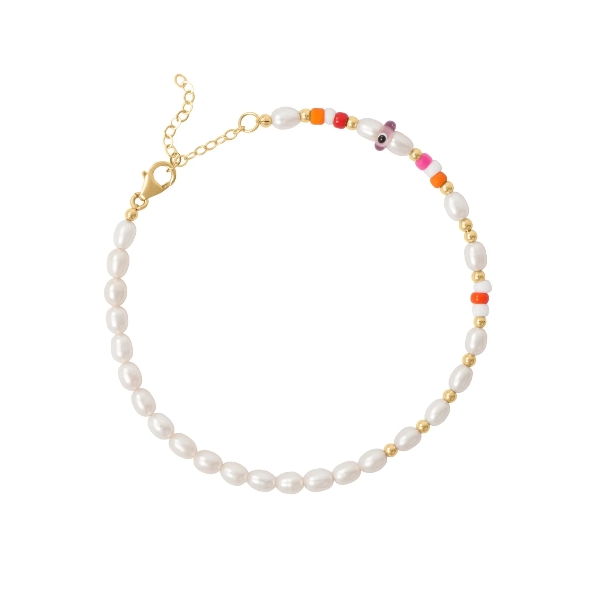 Pearl Beaded Anklet