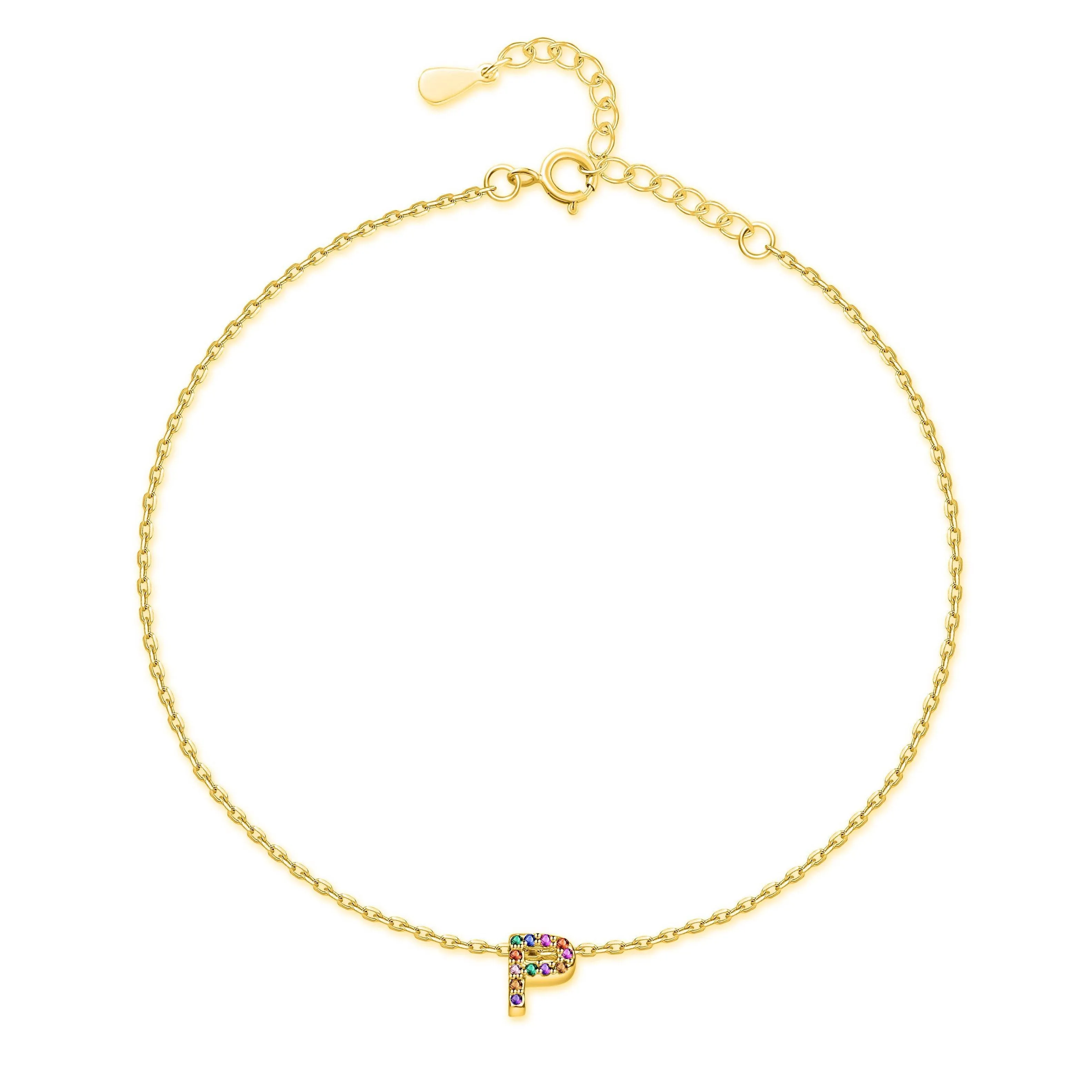 "Initial" Anklet