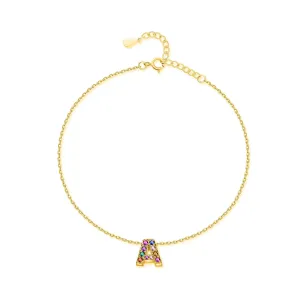 "Initial" Anklet