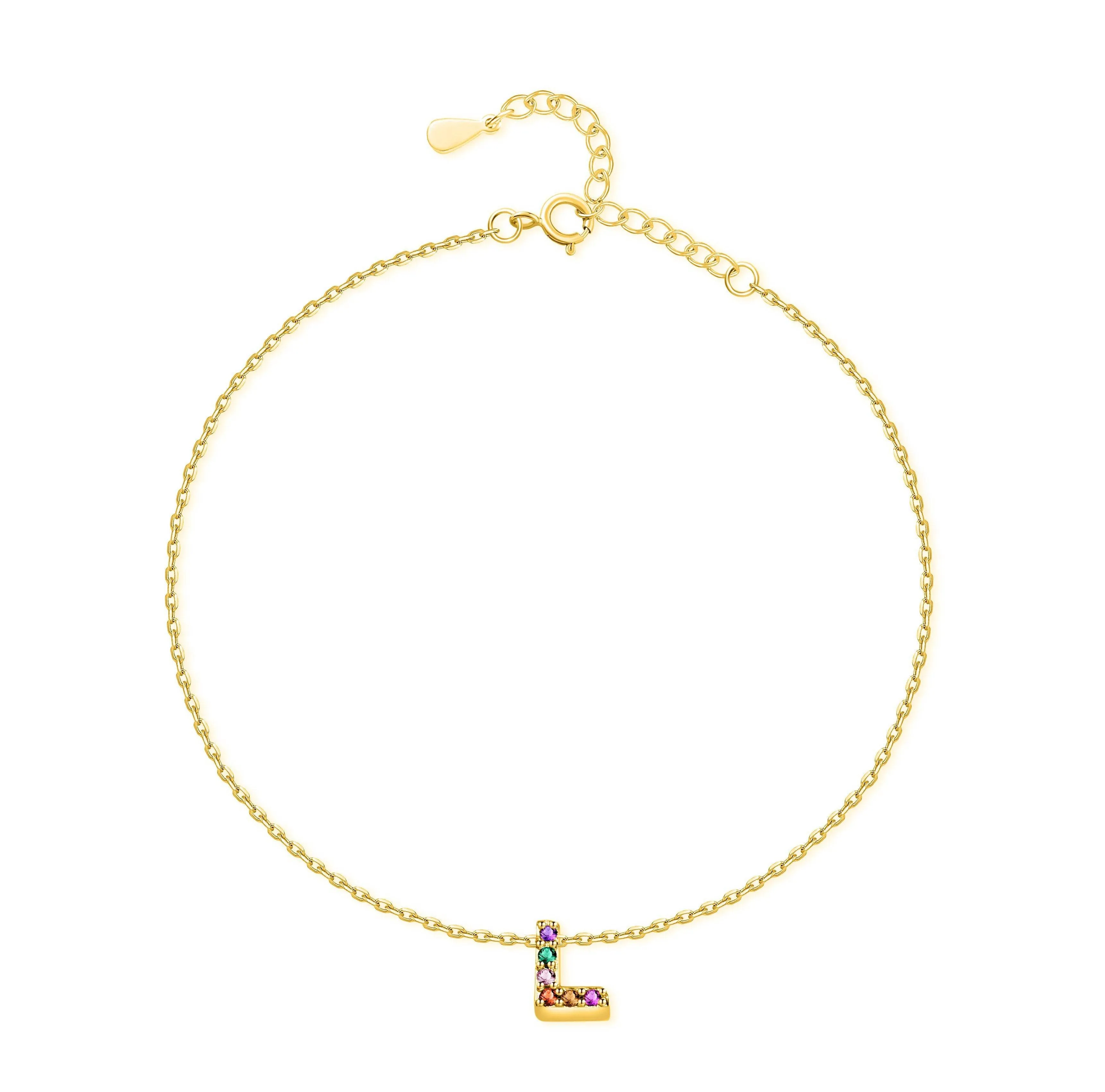 "Initial" Anklet