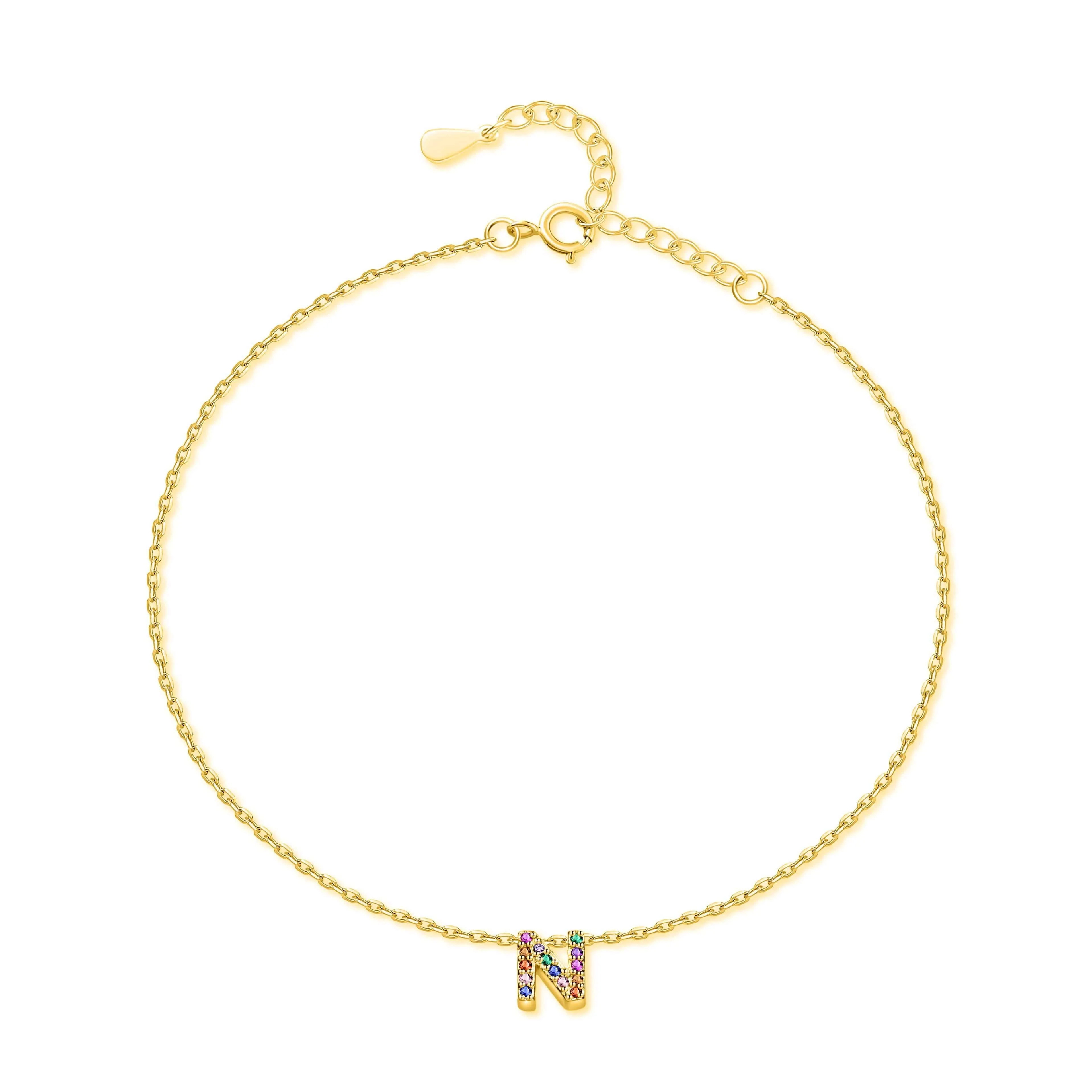 "Initial" Anklet