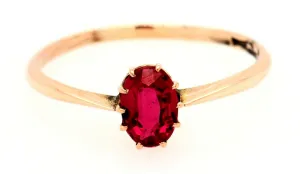 Ruby 9ct Rose Gold Ring