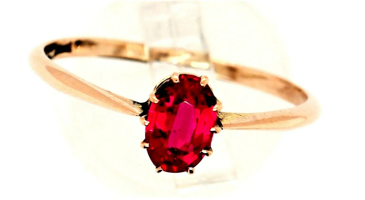 Ruby 9ct Rose Gold Ring