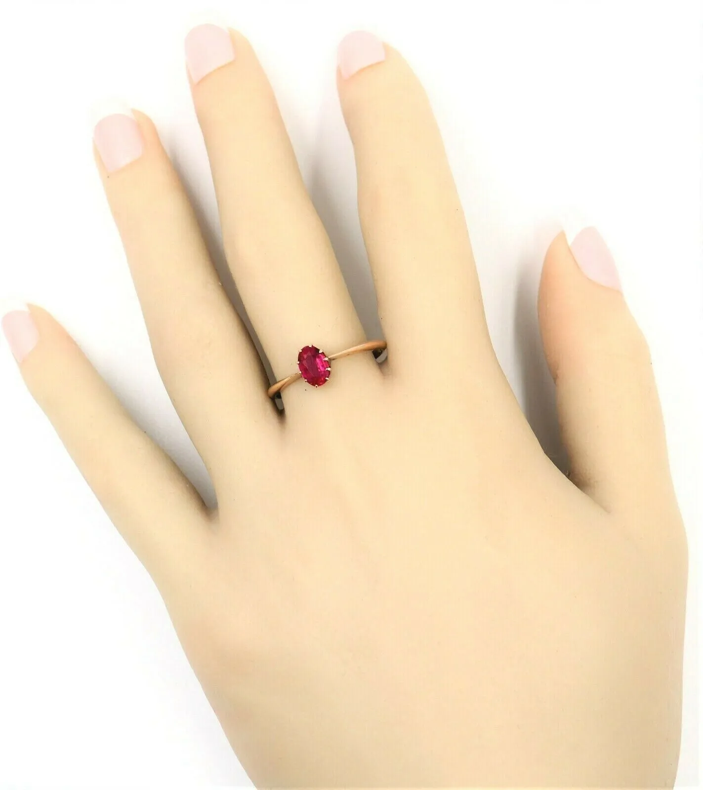 Ruby 9ct Rose Gold Ring